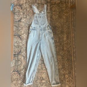 H + M denim overalls size  Xs. Smoke fragrance + pet free home.